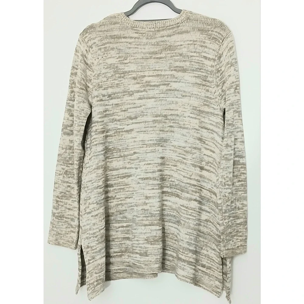 Jeanne Pierre Sweater Medium Beige Tan Neutral Minimalist Knit Capsule Pullover